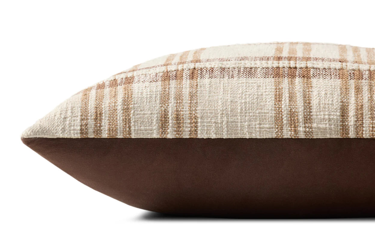 Check Tan / Multi Pillow