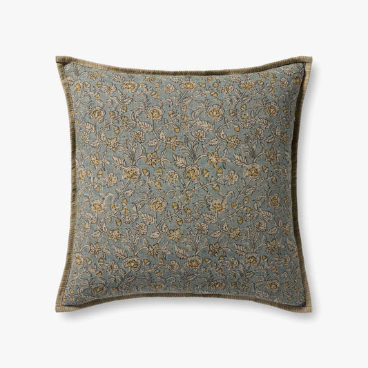 Floral Light Blue / Multi Pillow