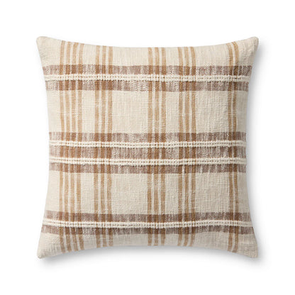 Check Tan / Multi Pillow