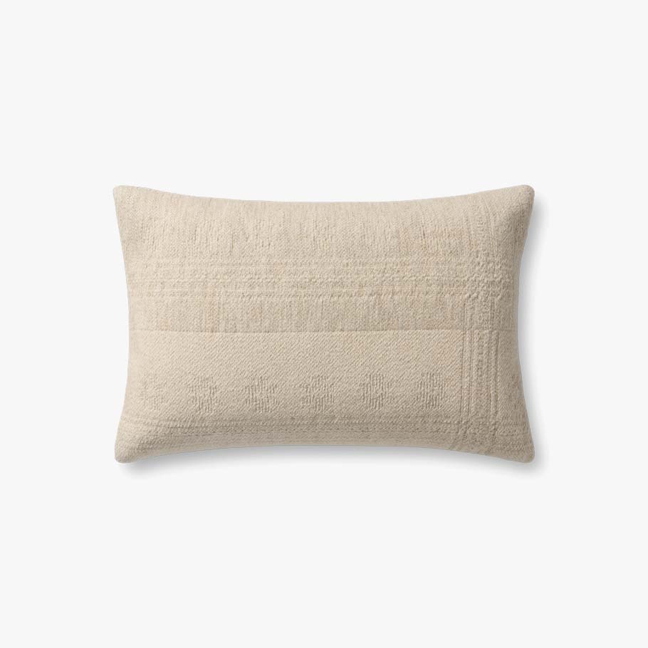 Textured Natural Pillow